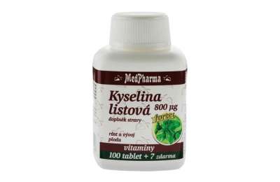 MedPharma Kyselina listová 800mcg tbl.107